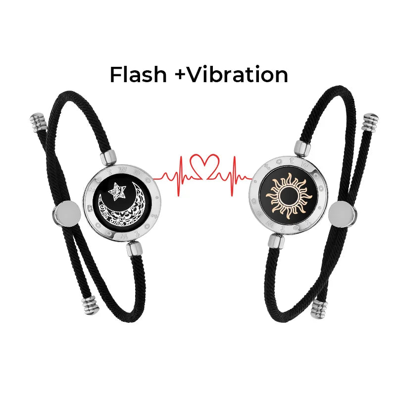 Long Distance Touch Light Up & Vibrate Bracelets